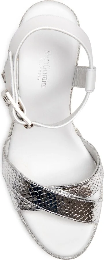Metallic Platform Wedge Sandal - Image 8