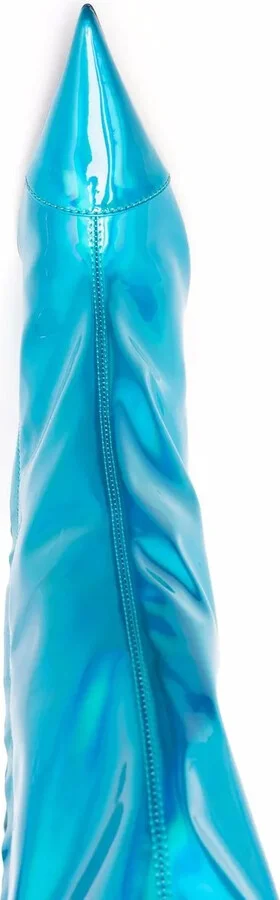 Metallic Pointed-Toe Boots - Image 4