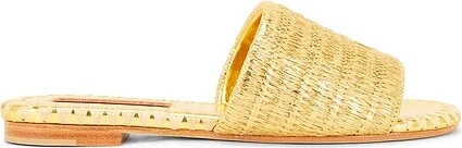 Metallic Raffia Salerno Sandal
