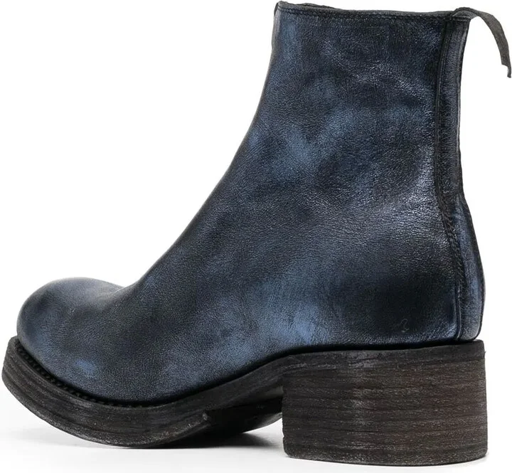 Metallic-Sheen Leather Boots - Image 3