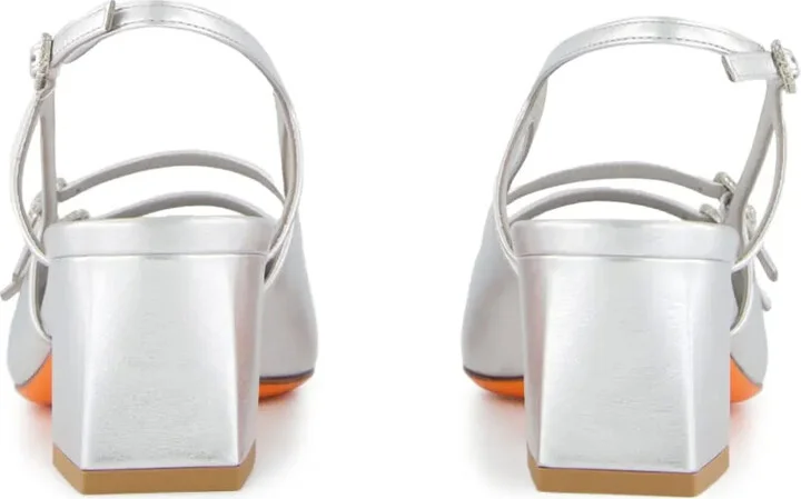 Metallic Slingback Heels - Image 4