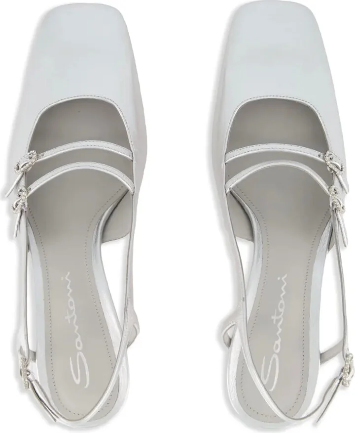 Metallic Slingback Heels - Image 5