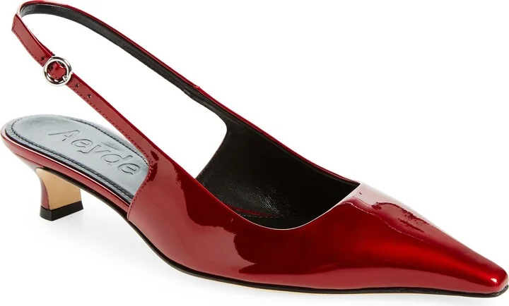 Metallic Slingback Pump