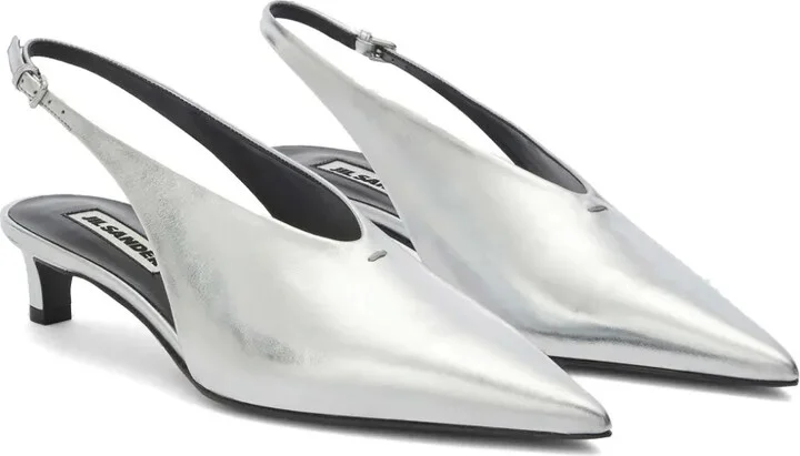 Metallic Slingback Pumps - Image 2