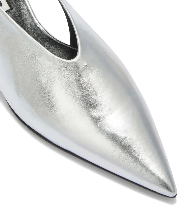 Metallic Slingback Pumps - Image 5