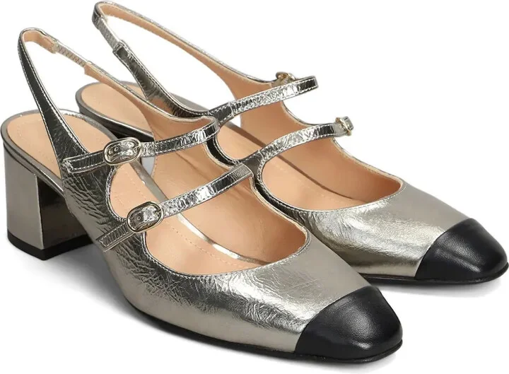 Metallic Slingback Pumps - Image 2