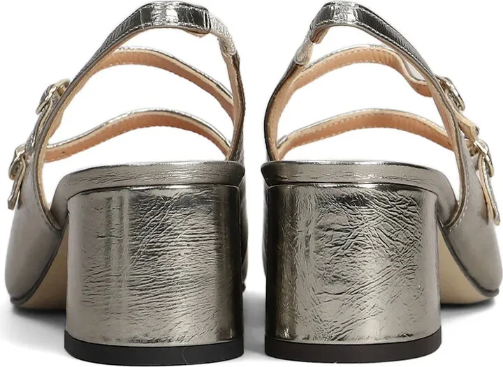 Metallic Slingback Pumps - Image 3