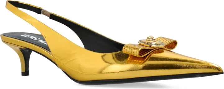 Metallic Slingback Pumps - Image 2