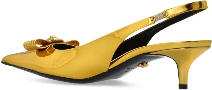 Metallic Slingback Pumps - Image 3