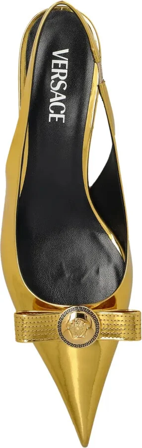 Metallic Slingback Pumps - Image 4