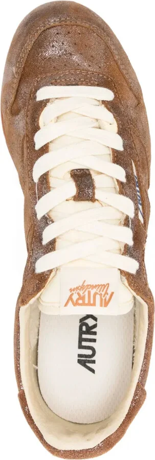 Metallic Suede Sneakers - Image 4