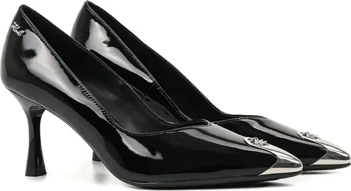 Metallic-Toe Patent Pumps - Image 2