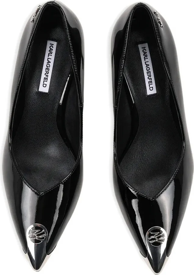 Metallic-Toe Patent Pumps - Image 4