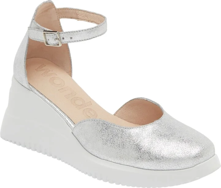 Metallic Wedge Sandal