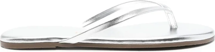 Metallics flip-flops