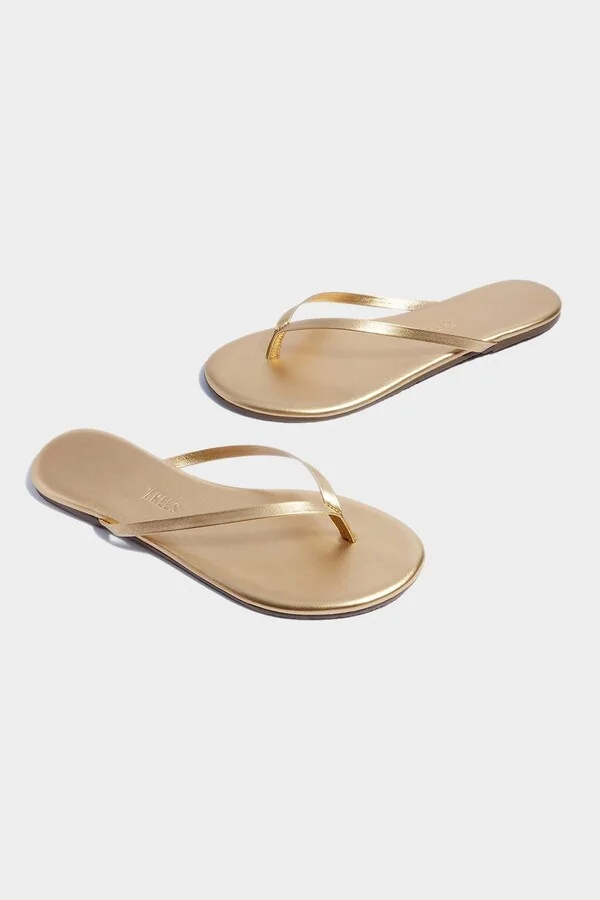 Metallics Flip Flops in Blink - Image 2