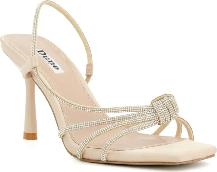 Metas Crystal Slingback Sandal