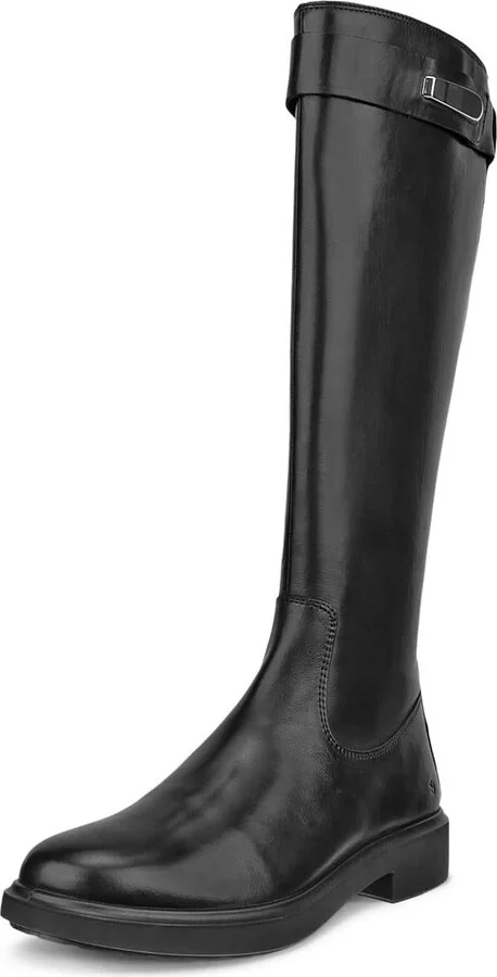 Metrople Amsterdam Womens Zipper Leather Knee-High Boots