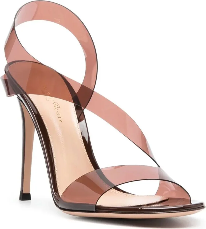 Metropolis 105mm transparent sandals - Image 2