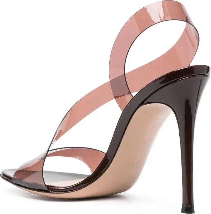 Metropolis 105mm transparent sandals - Image 3