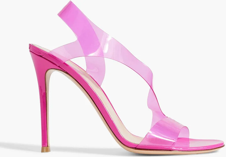Metropolis PVC slingback sandals