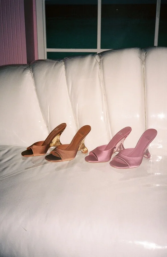 Mew 2 Satin Slide Sandal - Image 7