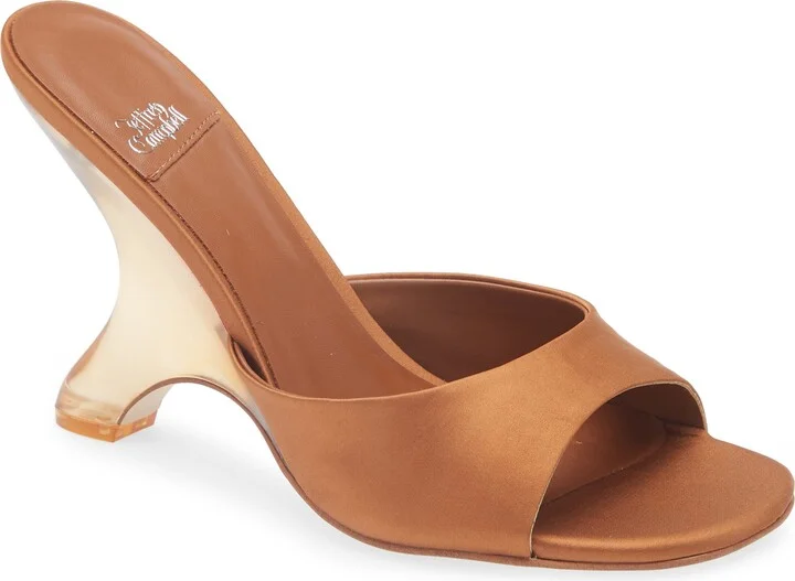 Mew 2 Satin Slide Sandal