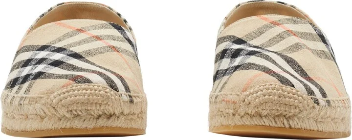 Mews Check Espadrille Flat - Image 3