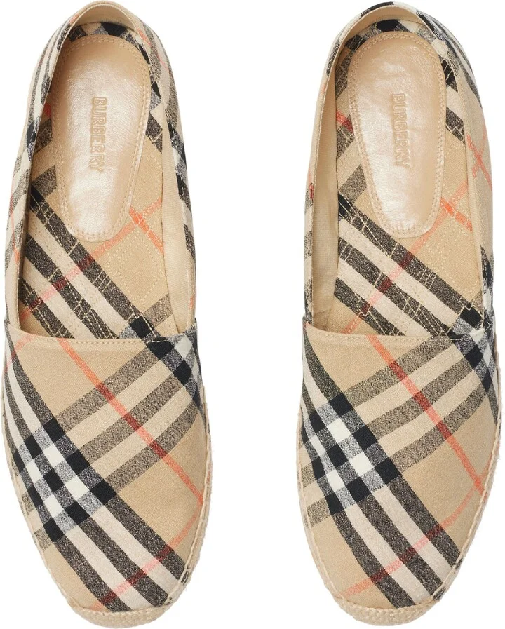 Mews Check Espadrille Flat - Image 4