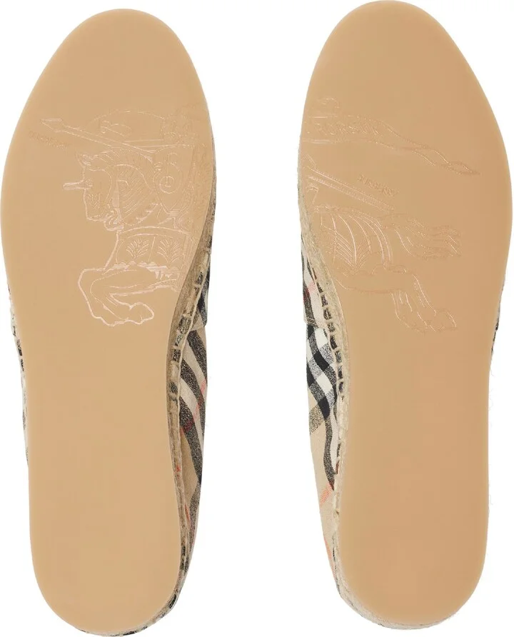 Mews Check Espadrille Flat - Image 5