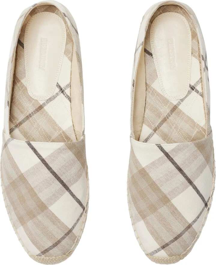 Mews Check Espadrille Flat - Image 10