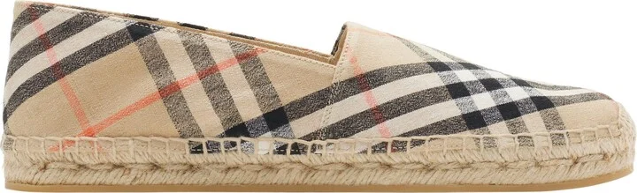 Mews Check Espadrille Flat