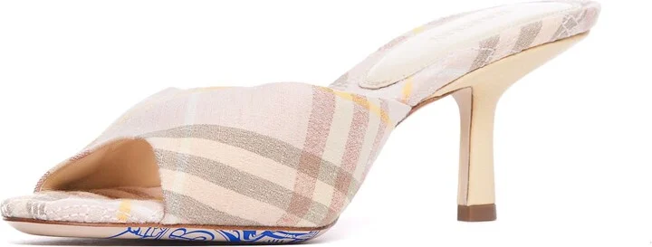 Mews Check Mules - Image 3