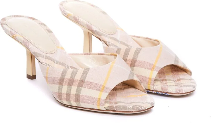 Mews Check Mules - Image 4