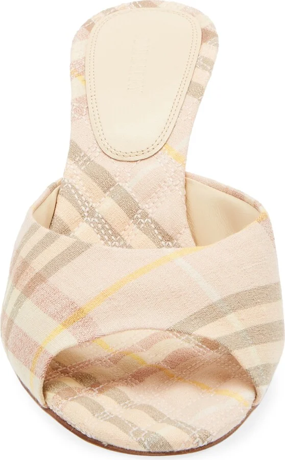 Mews Check Slide Sandal - Image 4