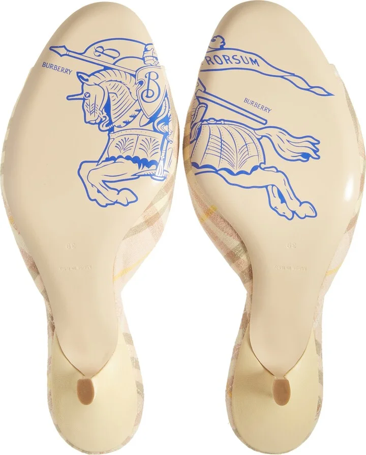 Mews Check Slide Sandal - Image 6