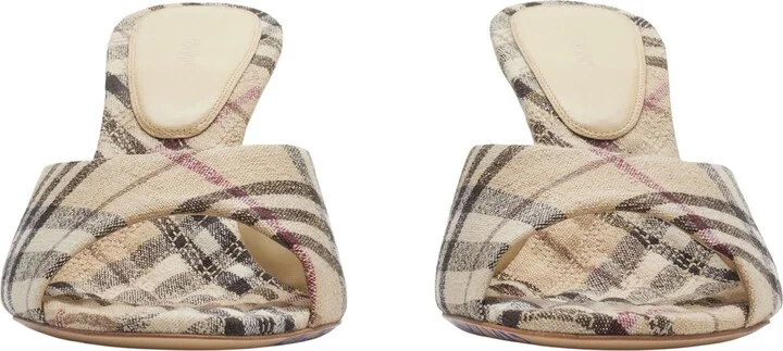 Mews Check Slide Sandal - Image 3