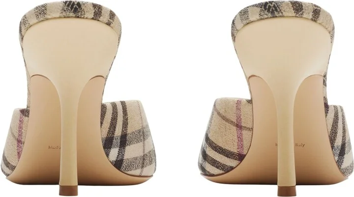 Mews Check Slide Sandal - Image 6