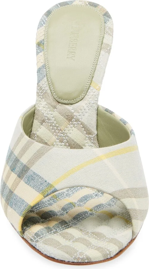 Mews Check Slide Sandal - Image 11