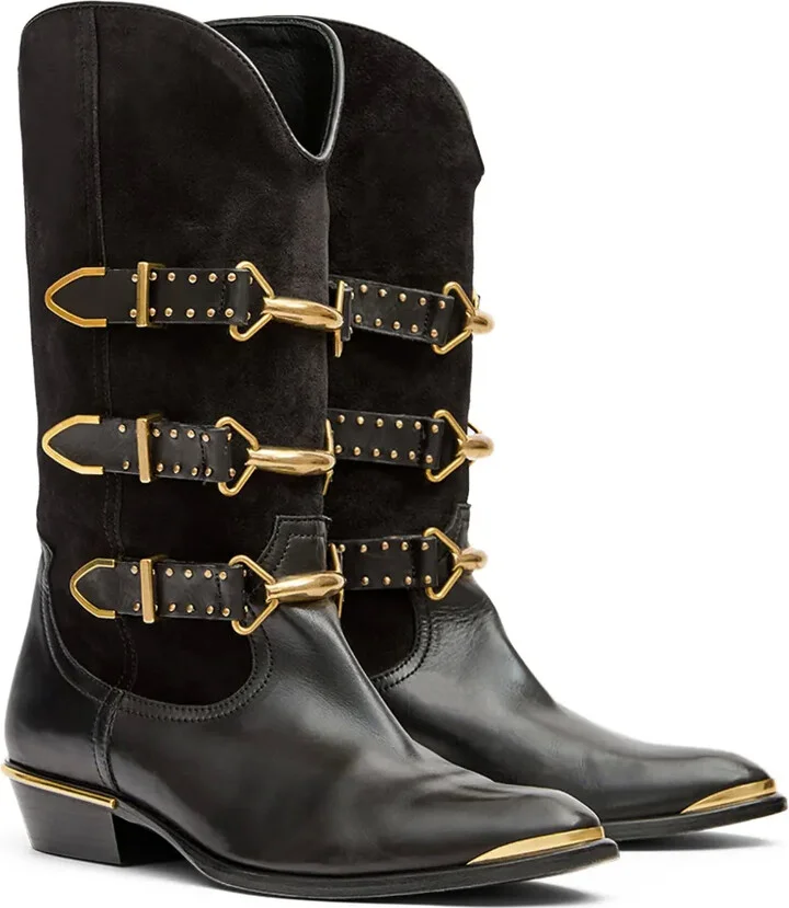 Mexia buckle-fastening boots - Image 2