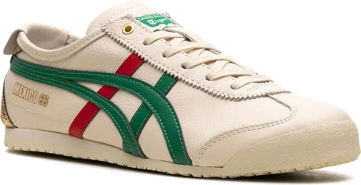 Mexico 66 "Birch Kale/Red/Gold" sneakers - Image 2