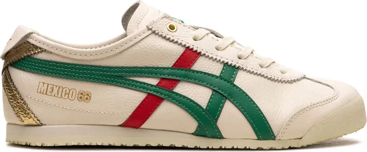 Mexico 66 "Birch Kale/Red/Gold" sneakers