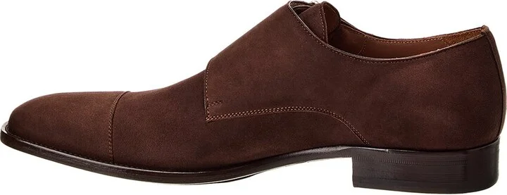 Mezlan Actore Ii Suede Double Monk Loafer - Image 2