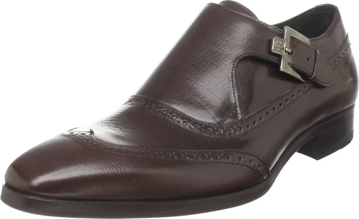 Mezlan Men's Dorval Wingtip Monk Strap