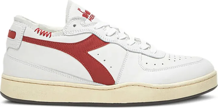 Mi Basket Row Cut "White Garnet" sneakers