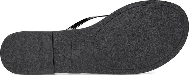 MIA Aster Women's Sandals Black : 6 M, Faux Leather - Image 3