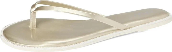 MIA Aster Women's Sandals Gold : 8 M, Faux Leather - Image 5