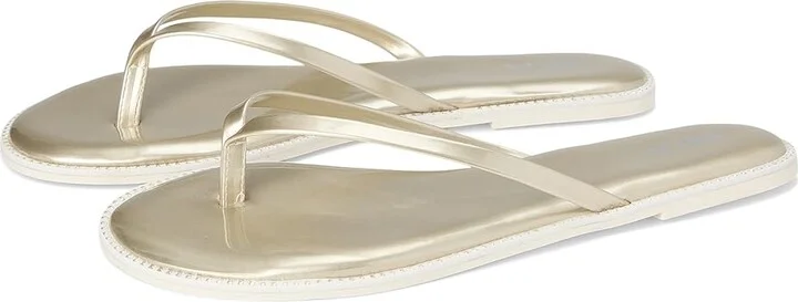 MIA Aster Women's Sandals Gold : 8 M, Faux Leather