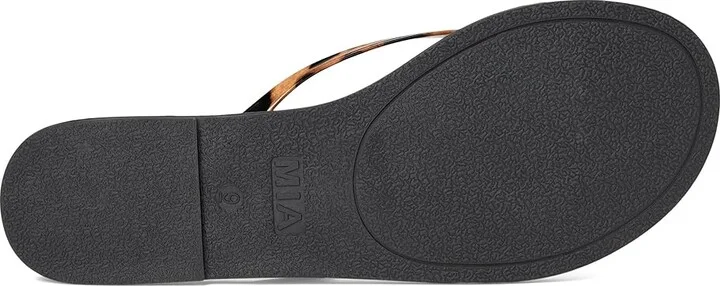 MIA Aster Women's Sandals Leopard Print : 6 M, Faux Leather - Image 3