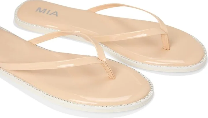 MIA Aster Women's Sandals Nude : 10 M, Faux Leather - Image 7